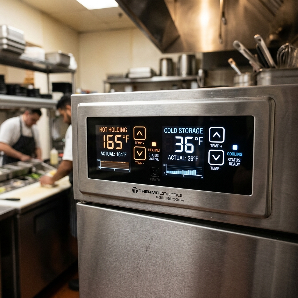 Dual Temp Controls (Hot & Cold)