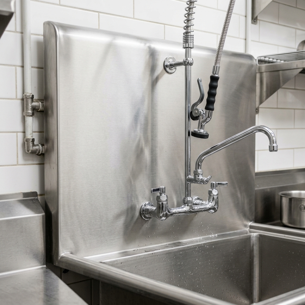 Sturdy High Splashback Shield